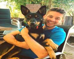 Stanford has unconditional love for animals and owns a pet named Banjo dog who is the main member of his family.